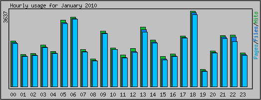 Hourly usage