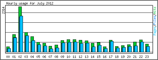 Hourly usage