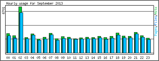 Hourly usage