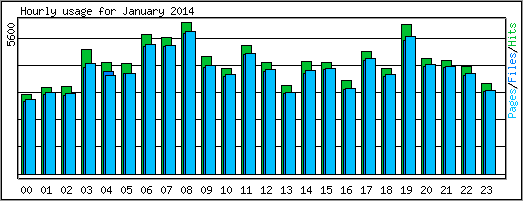Hourly usage