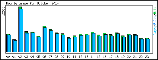 Hourly usage