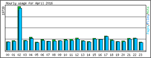 Hourly usage